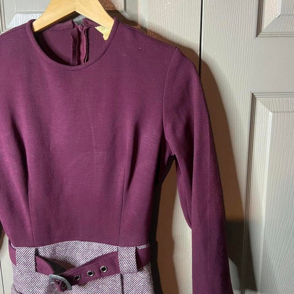 Vintage 1970s A line dress sears size M - Picture 2 of 8